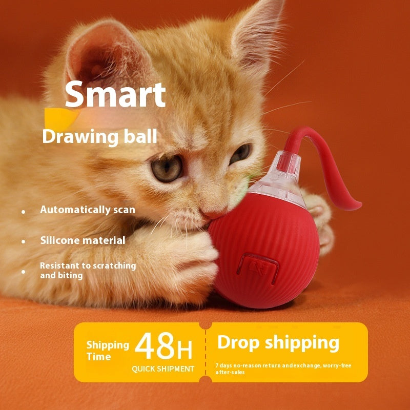 Interaktiver Katzenspielzeugball Super Drive Cat Rolling Ball
